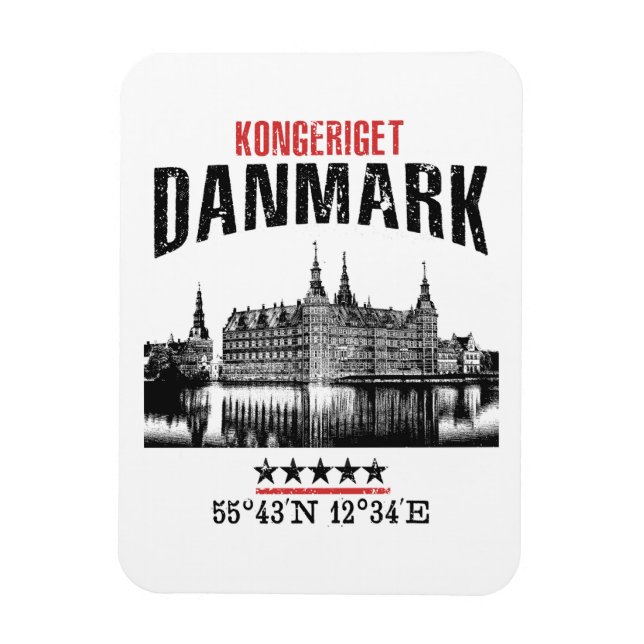 Denmark Magnet (Vertical)