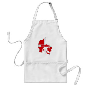 Denmark map standard apron