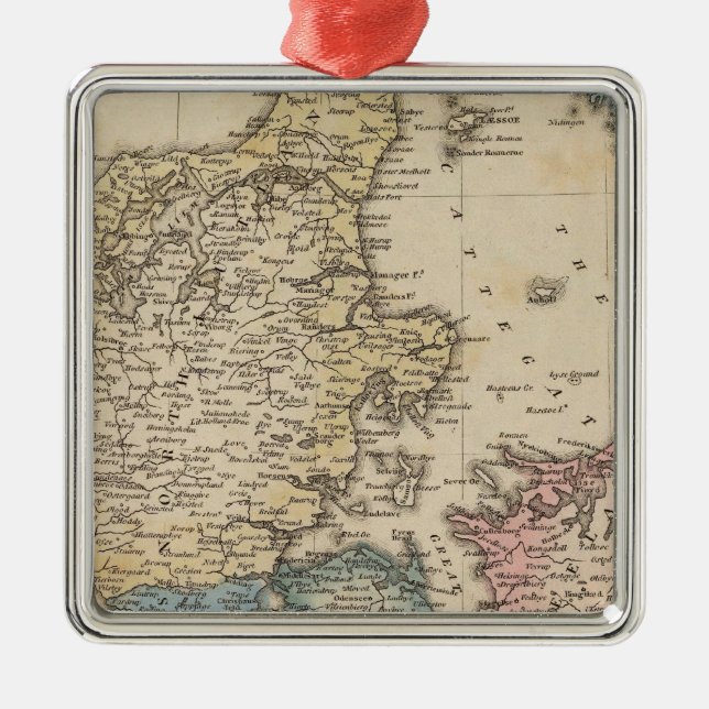 Denmark Metal Ornament (Front)