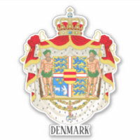 Denmark National Coat Of Arms Patriotic