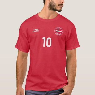 Denmark National Football Team Soccer Retro T-Shirt
