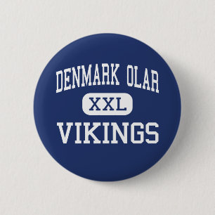 Denmark Olar - Vikings - High - Denmark 2 Inch Round Button