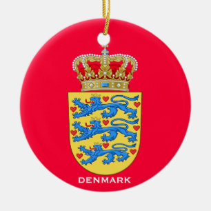 DENMARK*- ornement rond en céramique