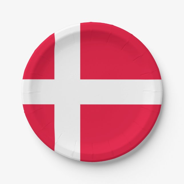 Denmark Paper Plate (Front)