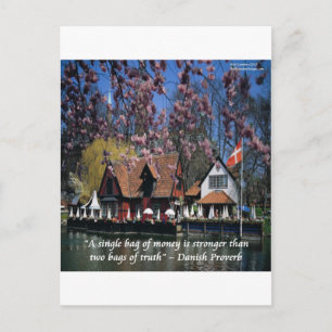 Denmark Photo & Famous Proverb Postcard
