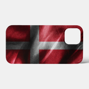 Denmark silk flag iPhone 13 mini case