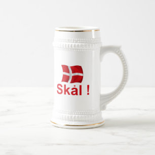 Denmark Skal! Beer Stein