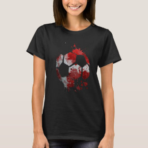 Denmark Soccer Graphic Denmark Flag Football Sport T-Shirt