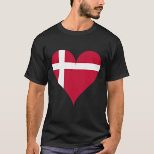 DENMARK Special Customizable Black Tourist T-Shirt