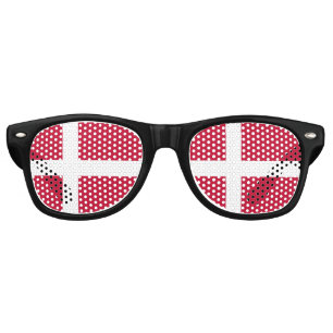 Denmark Sunglasses, Party Shades / Danish flag