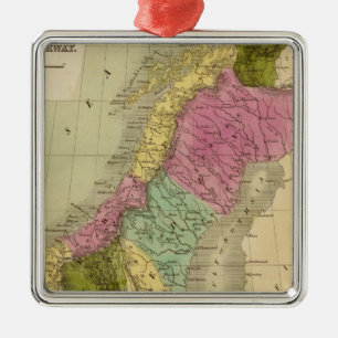 Denmark, Sweden and Norway Metal Ornament