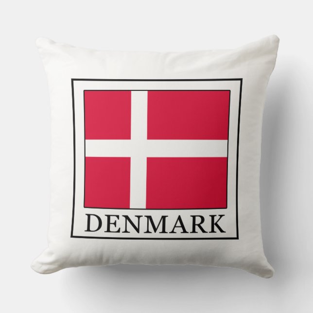 Denmark Throw Pillow (Front)