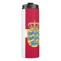Denmark Travel Mug, patriotic Danish Flag