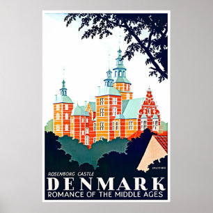 Denmark Travel Poster Danish Art Prin