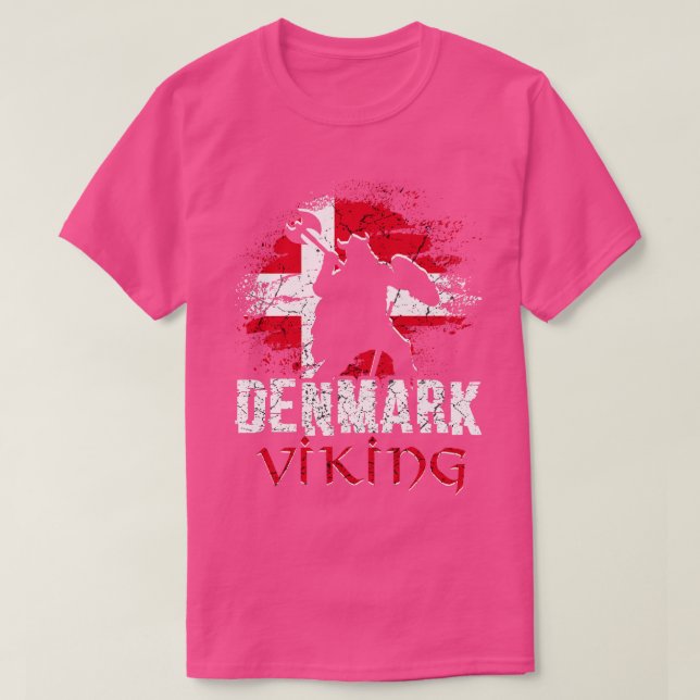 Denmark Viking Warrior T-Shirt (Design Front)