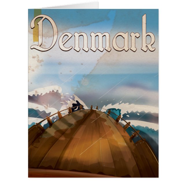 Denmark Vintage Travel Poster (Front)