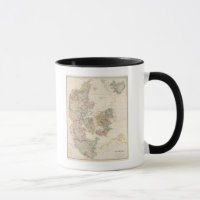 Denmark with inset map of Iceland
