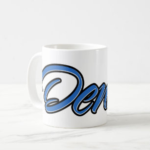 Dennis First name name blue Tasse Kaffeetasse Coffee Mug