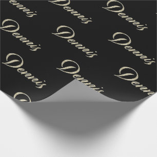 Dennis First name of edles gift paper