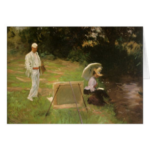 Dennis Miller Bunker Painting at Calcot by Sargent