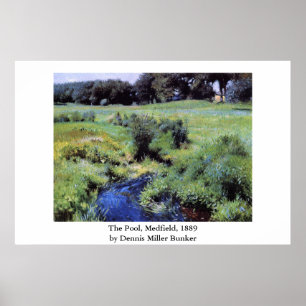 Dennis Miller Bunker's The Pool, Medfield Poster