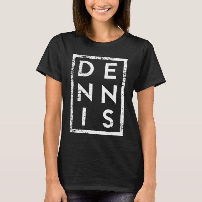 Dennis Minimalism T-Shirt (Front)