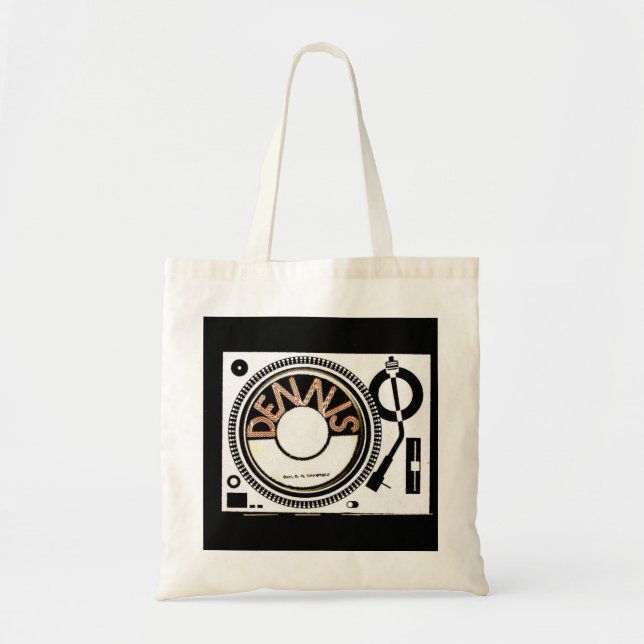 DENNIS TURNTABLE TOTE BAG (Front)