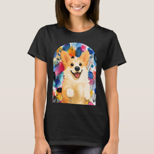 DENNY corgi  - ArtMuse Collection   T-Shirt