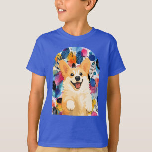 DENNY corgi  - ArtMuse Collection Youth  T-Shirt