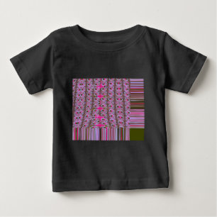 Dense and Intricate Abstract Pattern Art Print Baby T-Shirt