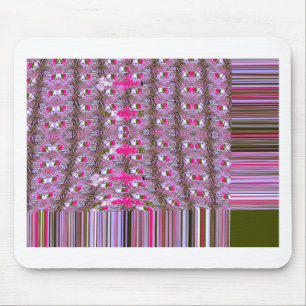 Dense and Intricate Abstract Pattern Art Print Mouse Pad