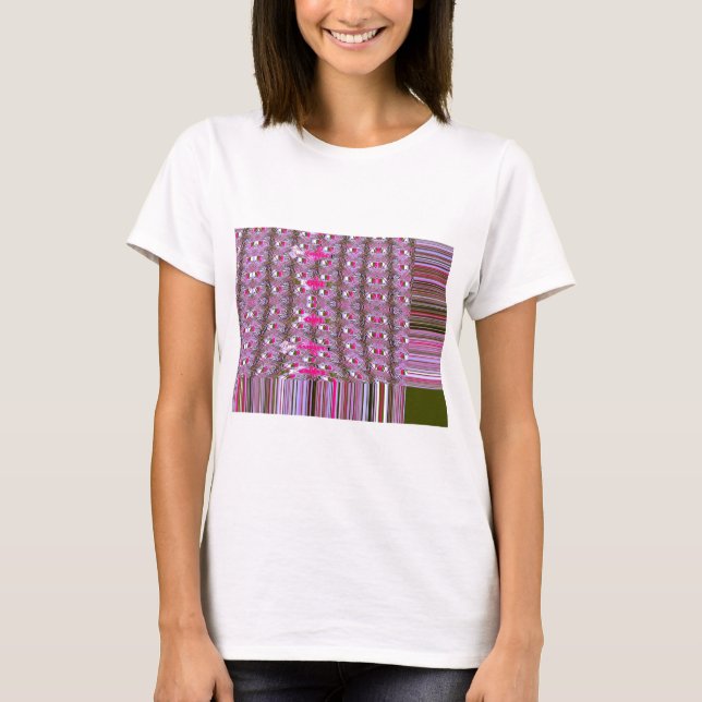 Dense and Intricate Abstract Pattern Art Print T-Shirt (Front)