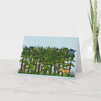 "Dense Forest" Notecards Personalized Stationary