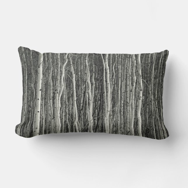 dense woods pillow (aspen tree grove) (Front)