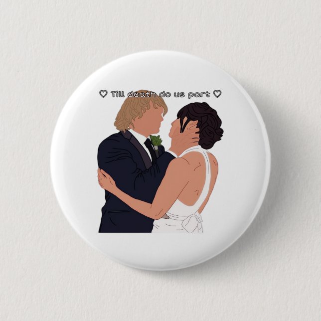 Densi – Till Death Do Us Part Parody Edition 2 Inch Round Button (Front)