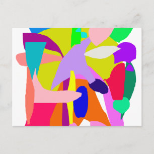 Density Time Consuming Rainforest Animals Postcard