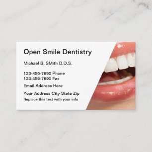 Dental Appointment Businesscards Card