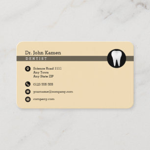 Dental Appointment Card Professional Classy