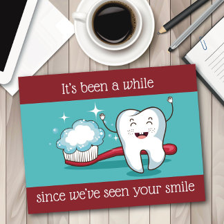 Dental Appointment Reminder Postcard