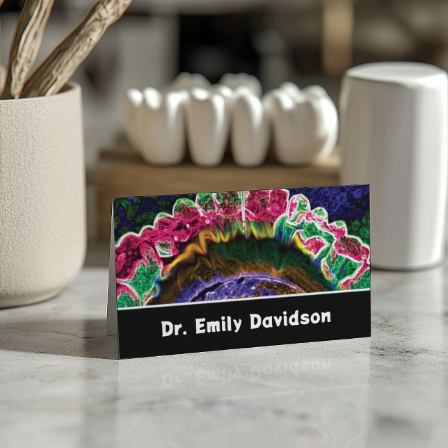 Dental Art Dentist For Perfect Smile Business Card (Perfect for business)