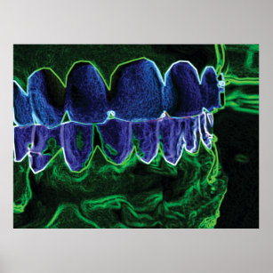 Dental art poster
