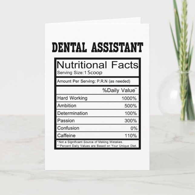 Dental Assistant Card (Front)