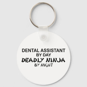 Dental Assistant Deadly Ninja Keychain