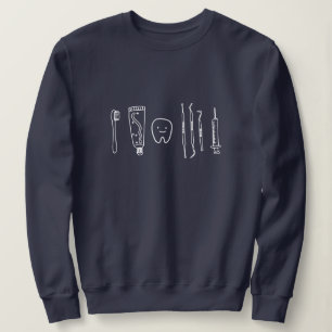 Dental Assistant Dentist Hygienist Student Sweatshirt