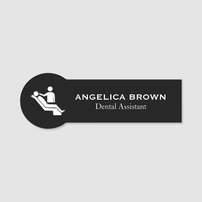 Dental Assistant Name Tag (Front)