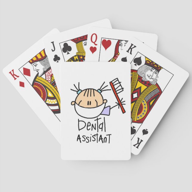 Dental Assistant Playing Cards (Back)