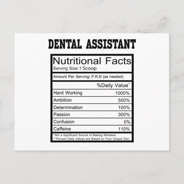 Dental Assistant Postcard (Front)