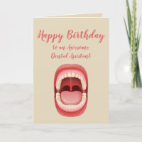 Dental Assistant, Technician, Dentist Birthday Fun