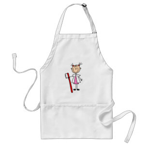 Dental Assistant With Toothbrush Standard Apron