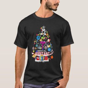 Dental Assistant Xmas Tree Christmas Tree T-Shirt